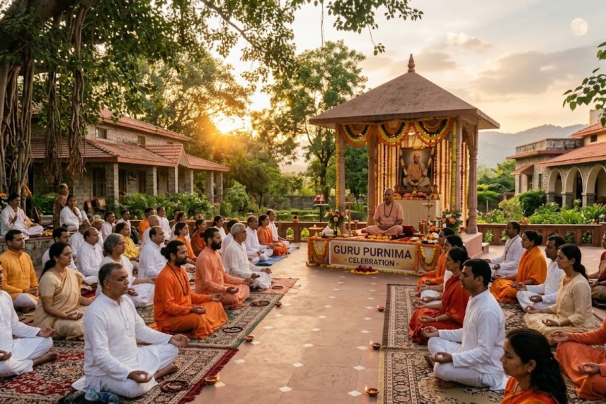 ashrams retreats india guru purnima