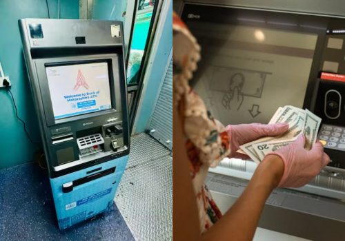 India’s First ATM On Train