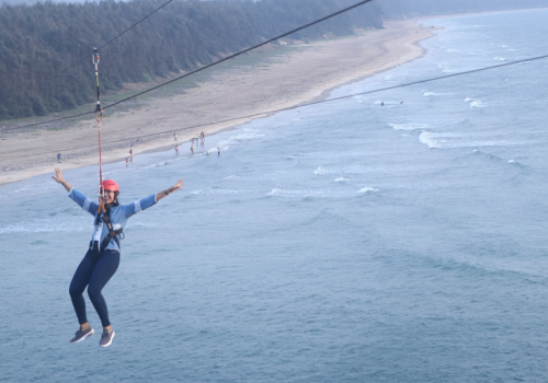 Sea zipline