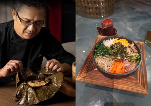 Japanese hot stone rice