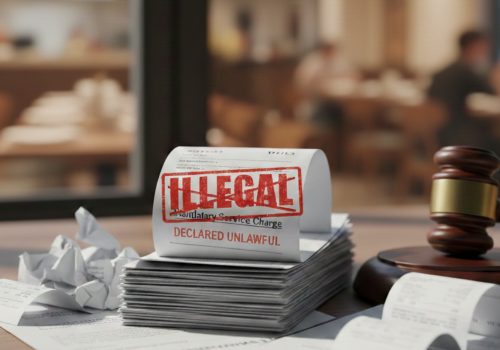 Mandatory Service Charge Declared Illegal