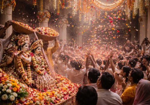 Phoolon Ki Holi in Vrindavan