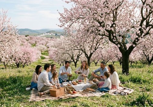badamwari almond blossoms