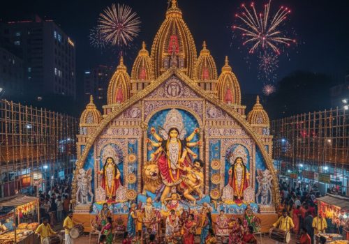 Santosh Mitra Square Durga Puja Pandal